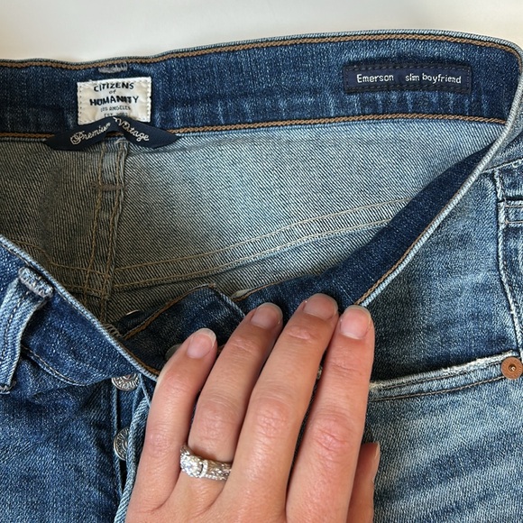 DONATED - Citizens of Humanity Emerson Slim Boyfriend Jeans - Picture 5 of 13